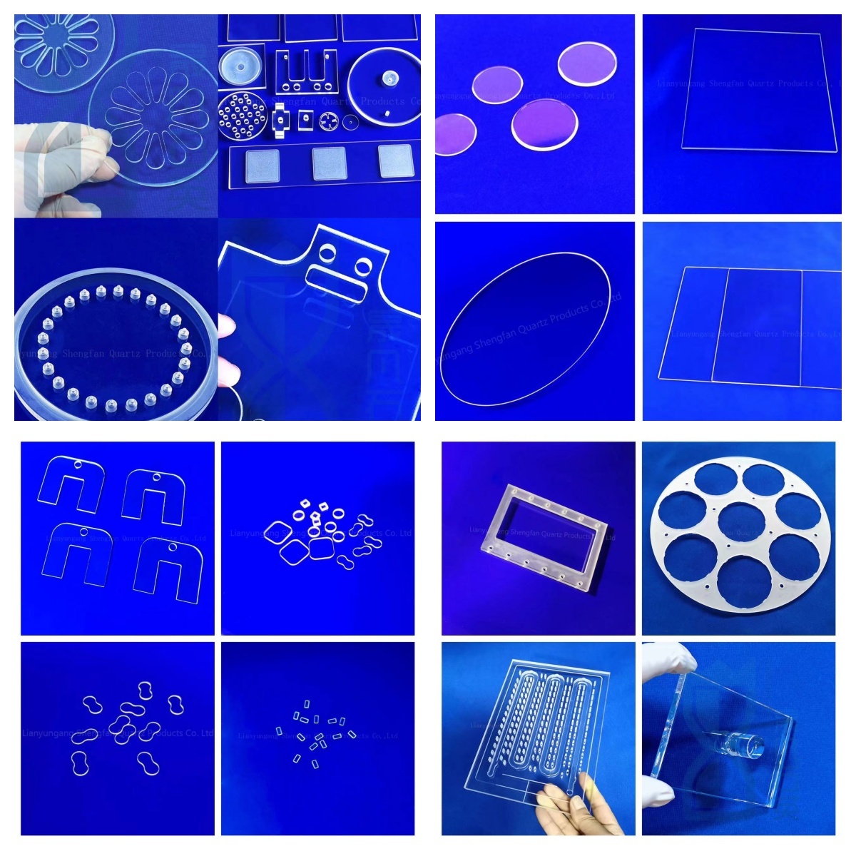 mais recente caso da empresa sobre Janela de visão de quartzo de forma especial personalizada para o cliente coreano de semicondutores Amy