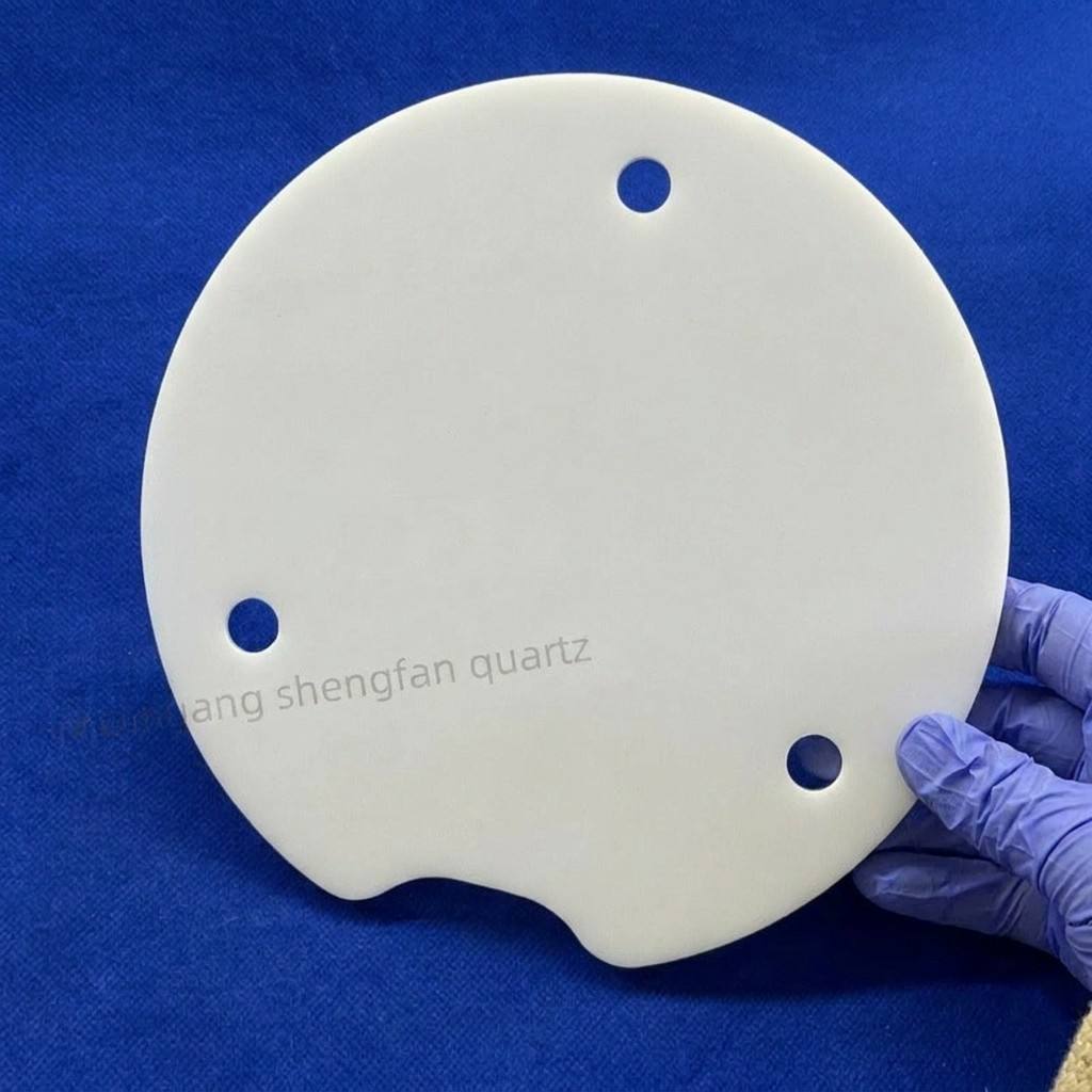 mais recente caso da empresa sobre Opaque Quartz Perforated Sheets: High-Reflectivity Thermal Radiation Shielding Materials for Semiconductor-Mia
