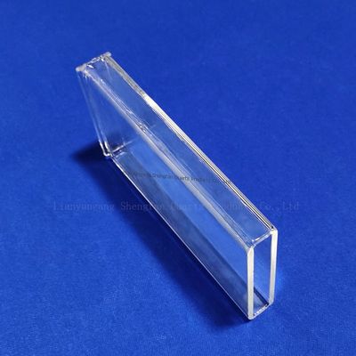 qualidade  Corrosion Resistant High Transmittance Quartz Glass Plate with 1100℃ Working Temperature Fábrica