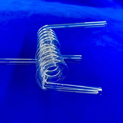 qualidade  Factory Custom Laboratory High Temperature And Corrosion Resistant Quartz Spiral Tube Fábrica