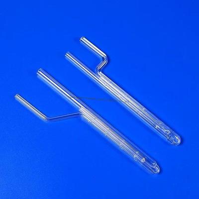 qualidade  Custom High Temperature and Corrosion Resistant BET Quartz Sample Tubes for Laboratory Use Fábrica