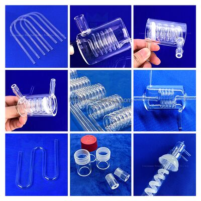 qualidade  High Purity 99.99% Corrosion Resistant Quartz Glass Tube with 1100℃ Working Temperature Fábrica