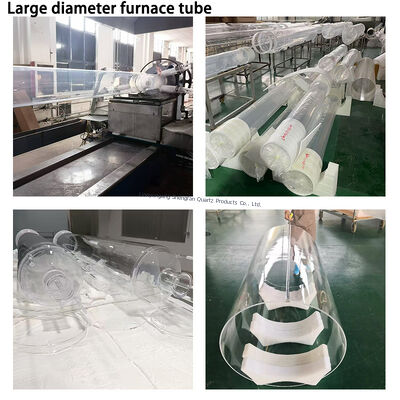 qualidade  High Temperature Resistant Corrosion Resistant High Purity Quartz Glass Tube Fused Quartz Tube Fábrica