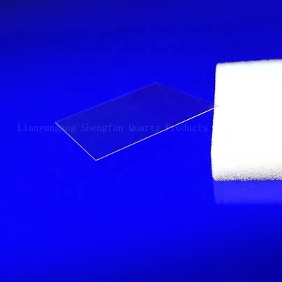 Placas de vidro de quartzo transparentes de wafer de quartzo UV fundido Placas de vidro de quartzo