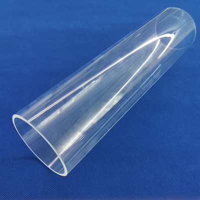 Tubo de vidro de quartzo fundido transparente de alta temperatura com todas as dimensões