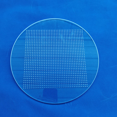 Alta transmissão de placa de vidro de quartzo de corte transparente para laser de luz UV