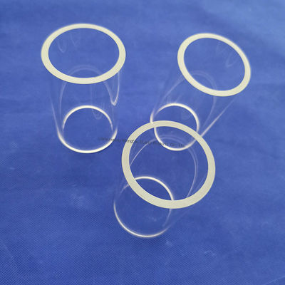 Lâmpada UV resistente à corrosão Manga de quartzo com bom isolamento elétrico e alta transmissão de luz para lâmpadas germicidas