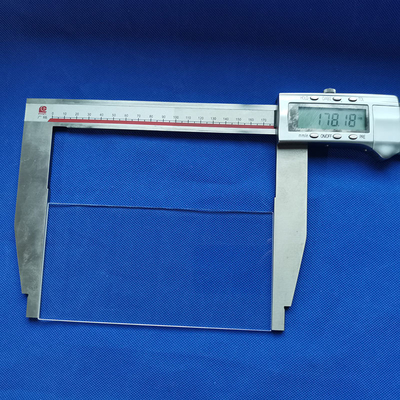 A transmissão alta da placa de vidro da vista de quartzo da resistência térmica transparente para a luz UV