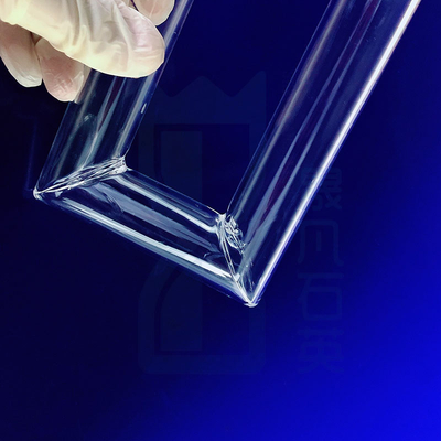 Laboratório de ciência personalizado do tubo de vidro ISO9001 do bulbo do queimador de óleo de quartzo