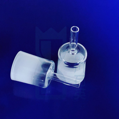 Laboratório de ciência personalizado do tubo de vidro ISO9001 do bulbo do queimador de óleo de quartzo