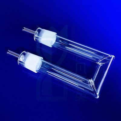 Laboratório de ciência personalizado do tubo de vidro ISO9001 do bulbo do queimador de óleo de quartzo