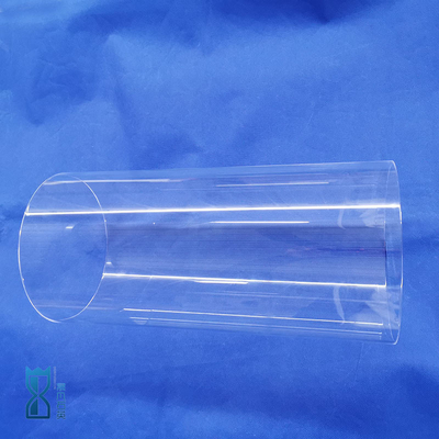 Tubo de quartzo de vidro de alta resistência transparente com várias espessuras de parede