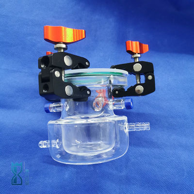 Reator de Vidro de Quartzo Transparente para Fabricação Personalizada para Laboratório