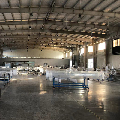 Fabricação de tubos fotovoltaicos de vidro transparente de quartzo de grande diâmetro