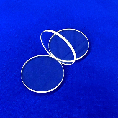 Placas de vidro de quartzo transparentes de wafer de quartzo UV fundido Placas de vidro de quartzo