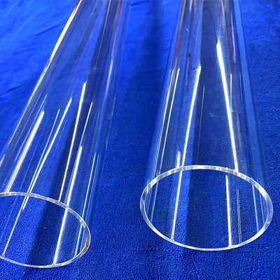 Resistência a altas temperaturas Tubos capilares de vidro de quartzo de todos os tamanhos Tubos de vidro de quartzo transparentes de sílica fundida