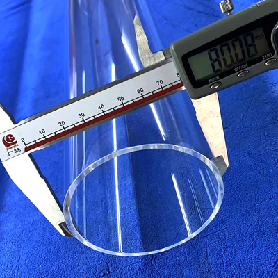 Resistência a altas temperaturas Tubos capilares de vidro de quartzo de todos os tamanhos Tubos de vidro de quartzo transparentes de sílica fundida