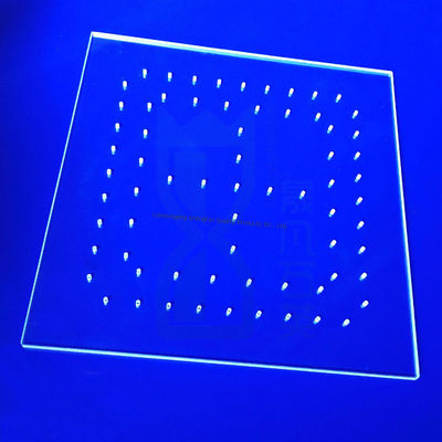 Placa de quartzo fundido de grau militar com tamanho personalizável e tolerância de precisão para aplicações de alta temperatura