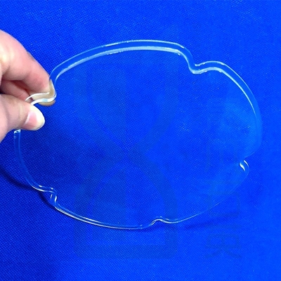 Janela óptica de vidro de quartzo de sílica fundida UV de alta pureza para instrumentos eletrônicos