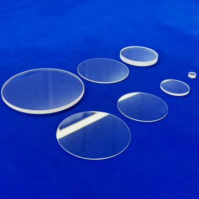 Janela óptica de vidro de quartzo de sílica fundida UV de alta pureza para instrumentos eletrônicos
