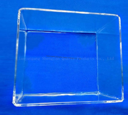 Placa de Vidro de Quartzo Resistente à Corrosão e de Alta Transmitância com Temperatura de Trabalho de 1100°C