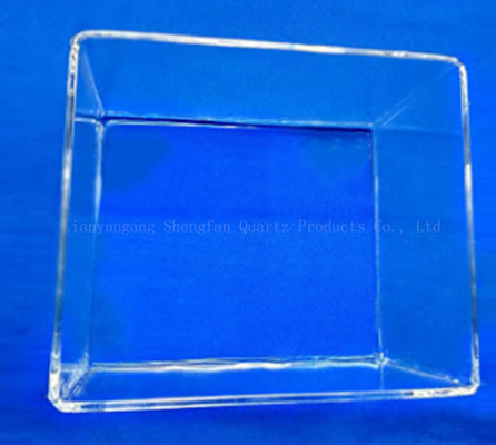 Fabrica de laboratório personalizado cilindro de vidro de quartzo resistente à corrosão