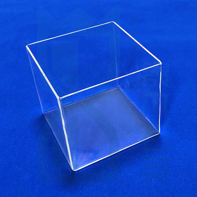 Fabrica de laboratório personalizado cilindro de vidro de quartzo resistente à corrosão