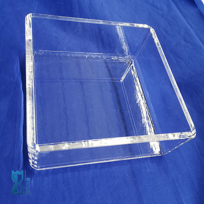 Fabrica de laboratório personalizado cilindro de vidro de quartzo resistente à corrosão
