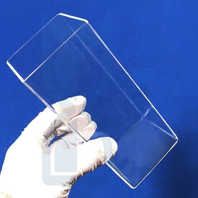 Fabrica de laboratório personalizado cilindro de vidro de quartzo resistente à corrosão