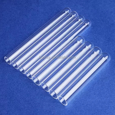 Fabrica de tubos de ensaio de laboratório de quartzo resistentes à corrosão personalizados