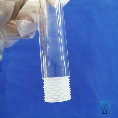 Tubo de vidro de espiral de quartzo transparente para aquecimento