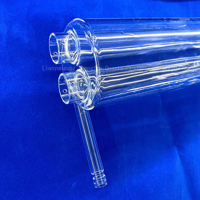 Instrumentos de laboratório de alta temperatura de tubos duplos de quartzo personalizados
