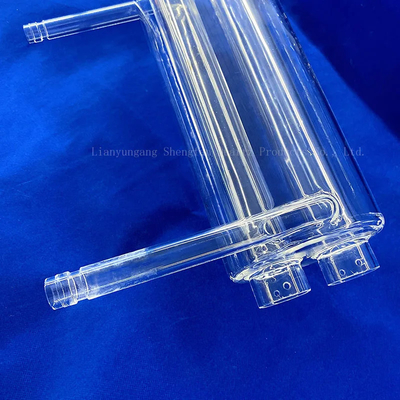 Instrumentos de laboratório de alta temperatura de tubos duplos de quartzo personalizados