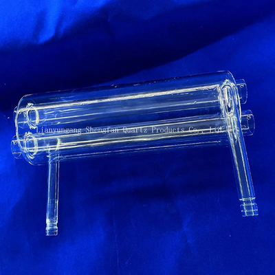 Instrumentos de laboratório de alta temperatura de tubos duplos de quartzo personalizados
