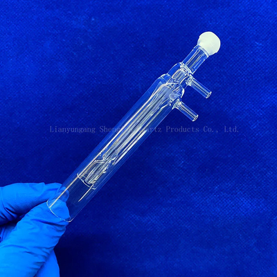 Instrumentos de laboratório de alta temperatura de tubos duplos de quartzo personalizados