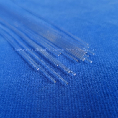 Fábrica Custom Transparente de Diâmetro Pequeno Quartzo Capilário Resistente à Corrosão a Alta Temperatura