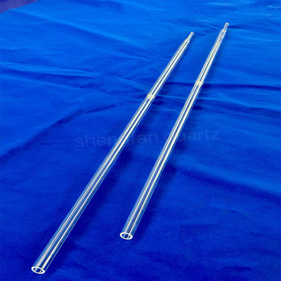 Produtos de tubos de vidro de quartzo polido transparentes Tubo de núcleo de areia