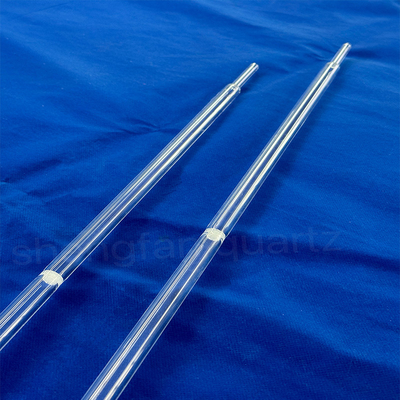 Produtos de tubos de vidro de quartzo polido transparentes Tubo de núcleo de areia