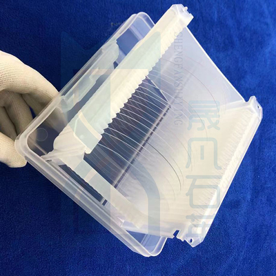 Janela óptica de vidro de quartzo de sílica fundida UV de alta pureza para instrumentos eletrônicos