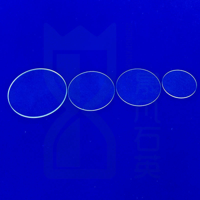 Chapa de vidro de quartzo fundido transparente chapa de vidro de quartzo com alta transmissão luminosa