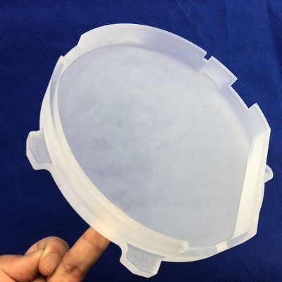 Tabela de quartzo opaco sob medida CNC resistente a altas temperaturas e corrosão