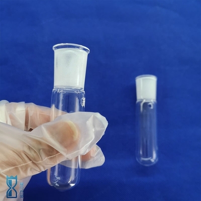Fabrica Laboratório de Quartz de fundo redondo tubo de ensaio plano resistente à corrosão alta temperatura