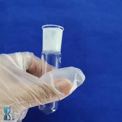 Fabrica Laboratório de Quartz de fundo redondo tubo de ensaio plano resistente à corrosão alta temperatura