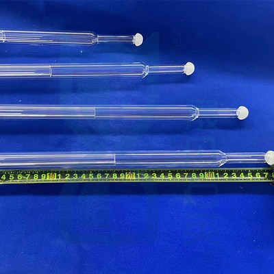 Tubos de aquecimento de temperatura Tubos de fornos Tubos de alta pureza Ciclos de laboratório Tubos de vidro de quartzo