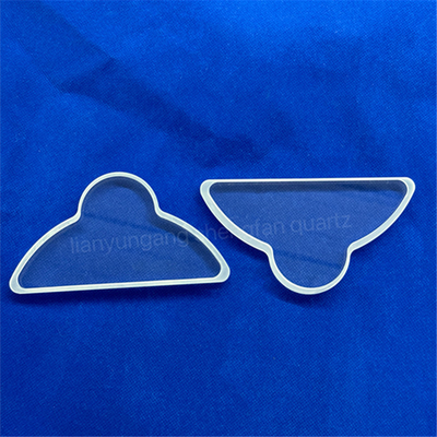 Folha de janela de quartzo de vidro óptico UV ultra fina personalizada