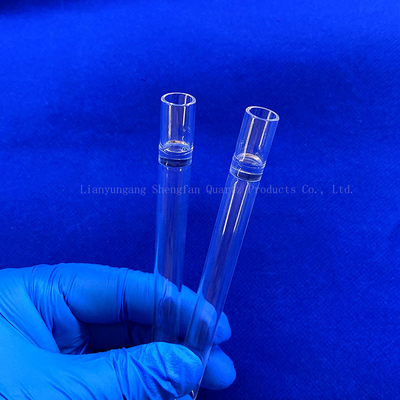 Fabricante chinês laboratório custom tubo de vidro de quartzo resistente a alta temperatura