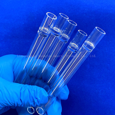 Fabricante chinês laboratório custom tubo de vidro de quartzo resistente a alta temperatura