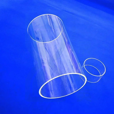 Tubos de quartzo transparentes resistentes a altas temperaturas