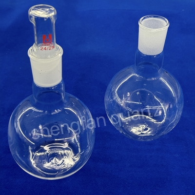 Tubo de linha de quartzo de laboratório fechado a alta temperatura de alta pureza