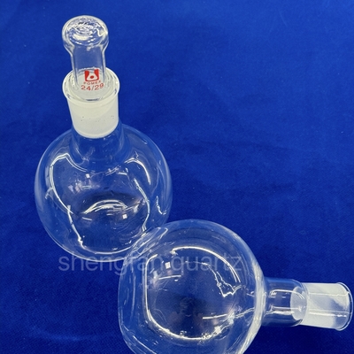 Tubo de linha de quartzo de laboratório fechado a alta temperatura de alta pureza